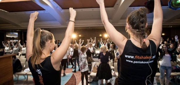 Rozcvičili přes 600 žen na konferenci „Umenie byť ženou“.